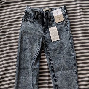 Acid Wash Skinny Jegging